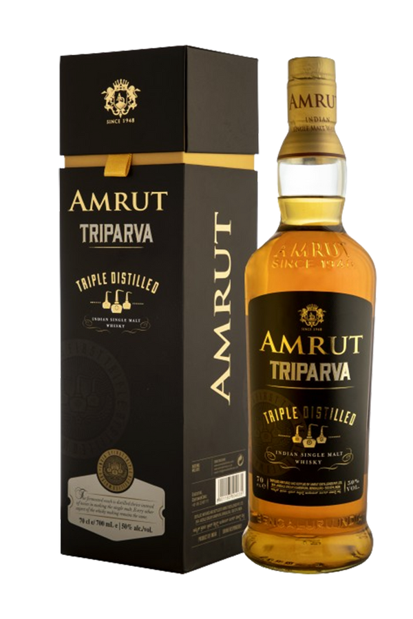 Amrut Triparva Triple Distilled Single Malt Whiskey 70CL
