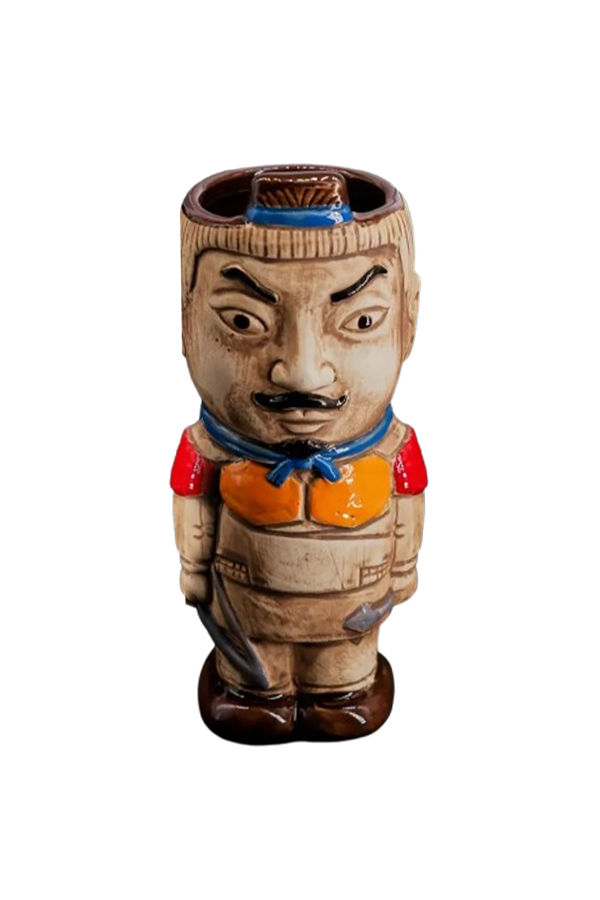 Chinese Terracotta Warrier Tiki Cocktail Mug