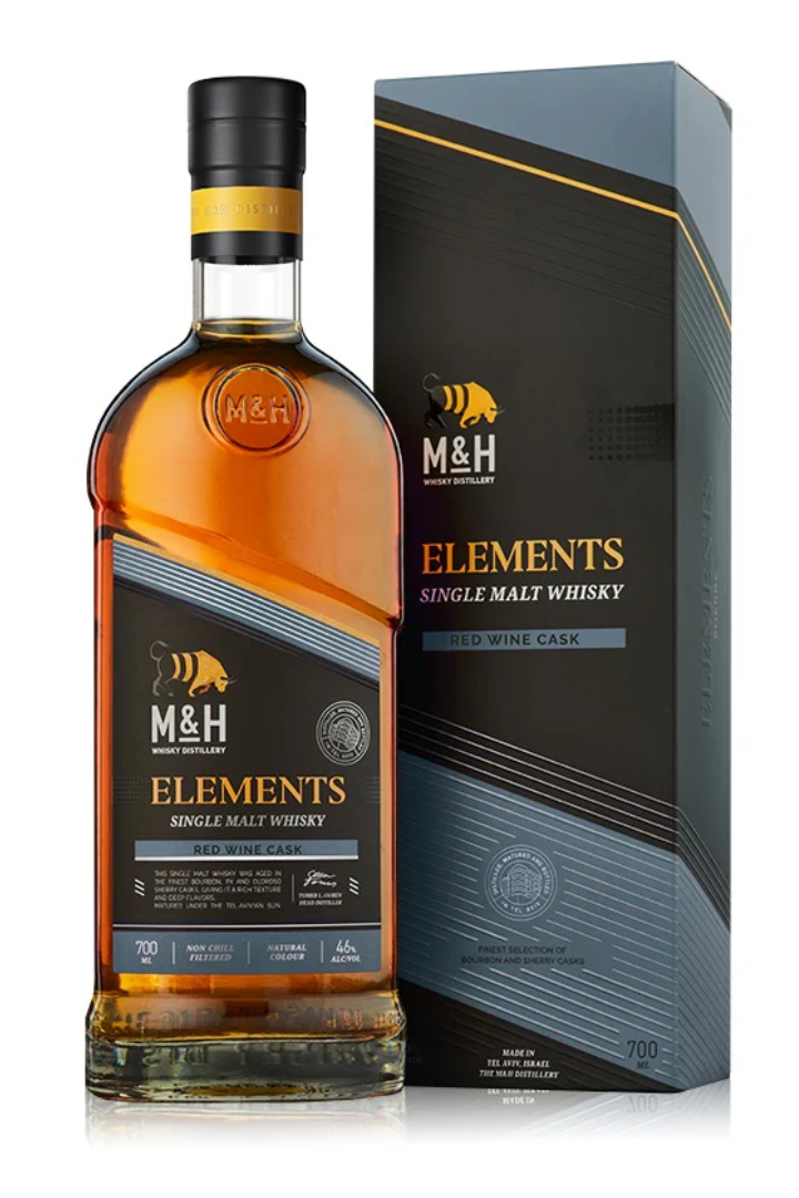 M&H Elements Wine Cask S-Malt 70Cl
