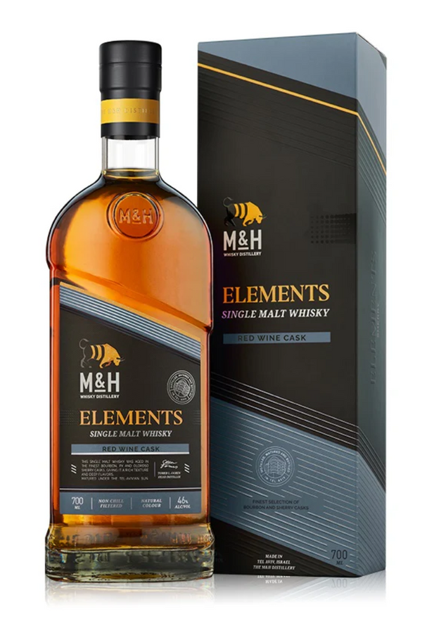 M&H Elements Wine Cask S-Malt 70Cl