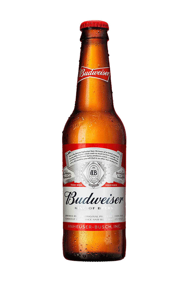 BUDWEISER BEER BOTTLE -33CL