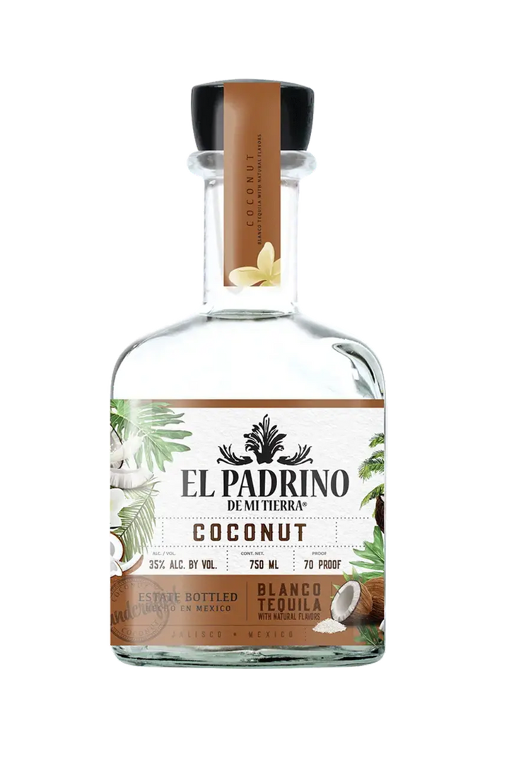 EL PADRINO DE MI TIERRA COCONUT TEQUILA 75CL