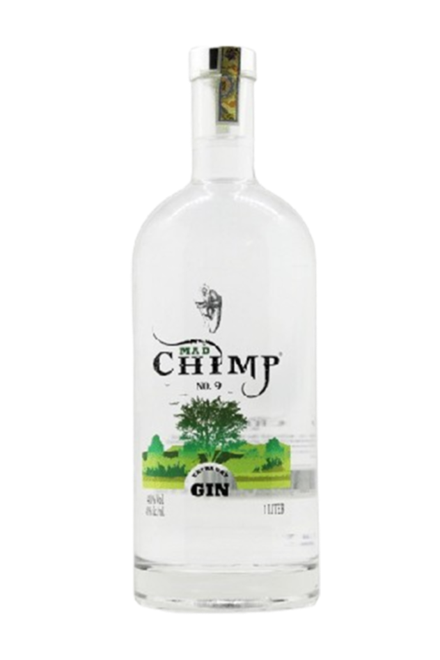 Mad Chimp No 9 Extra Dry Gin 1Ltr