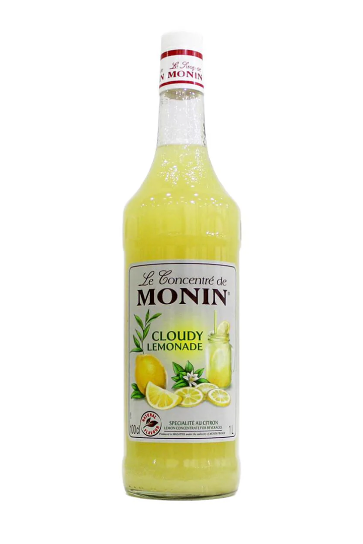MONIN CLOUDY LEMONADE SYRUP PET 1L