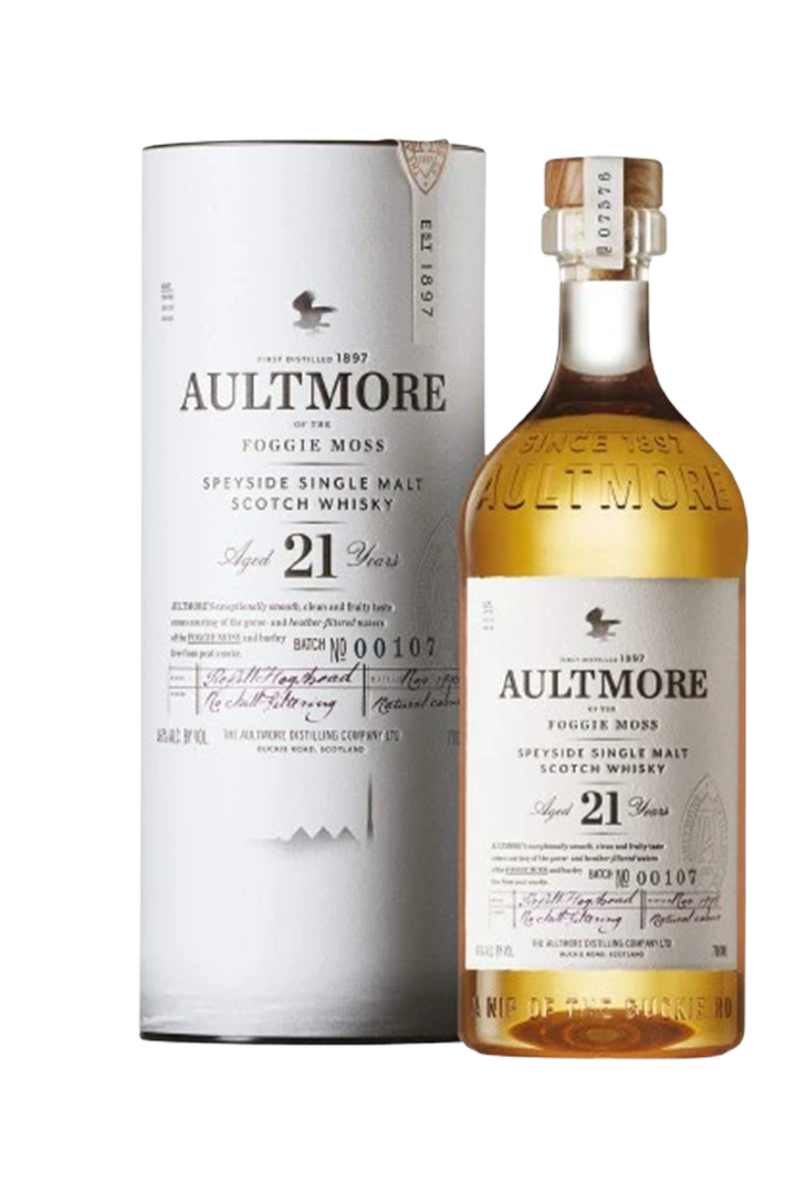Aultmore 21 Year Old Single Malt Whisky 70CL
