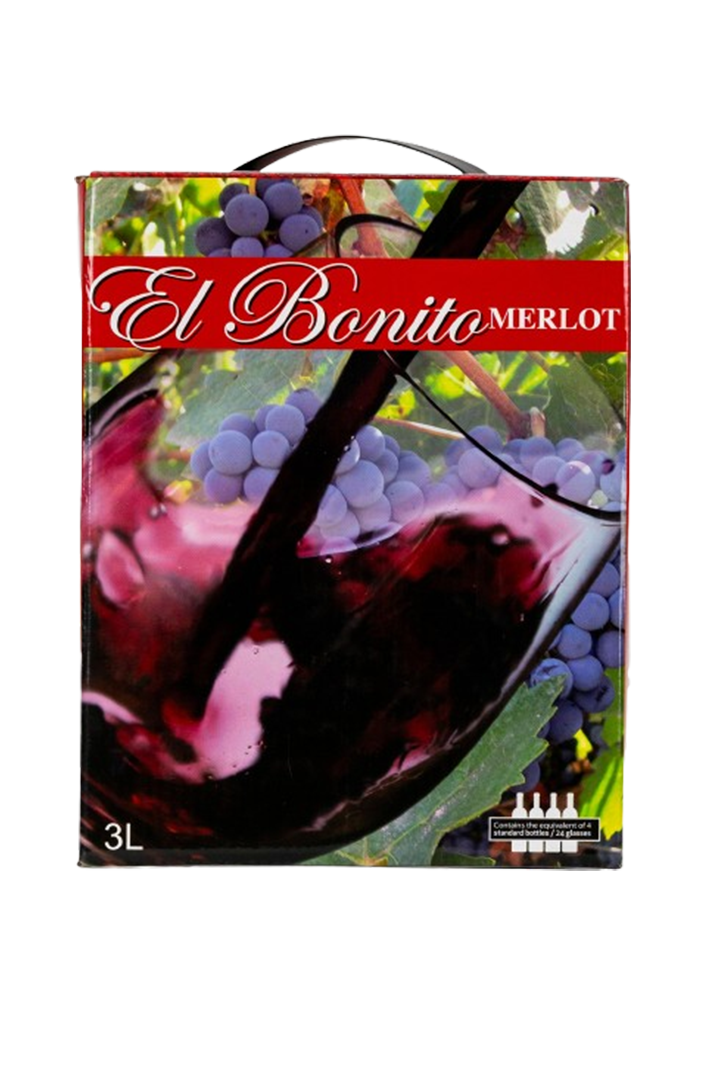 BIB EI Bonito Merlot 3ltr