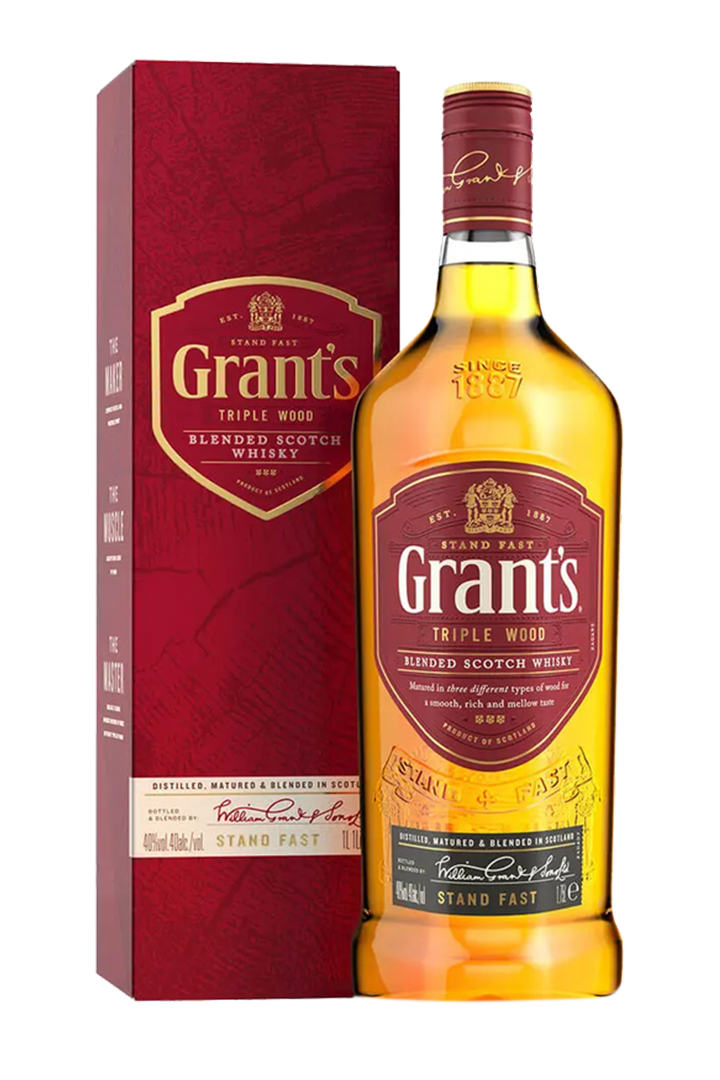 GRANTS TRIPLE WOOD BLENDED SCOTCH WHISKEY