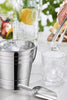 Stainless Steel Ice Bucket Set with Ice Scoop & Tongs, 3pcs Set