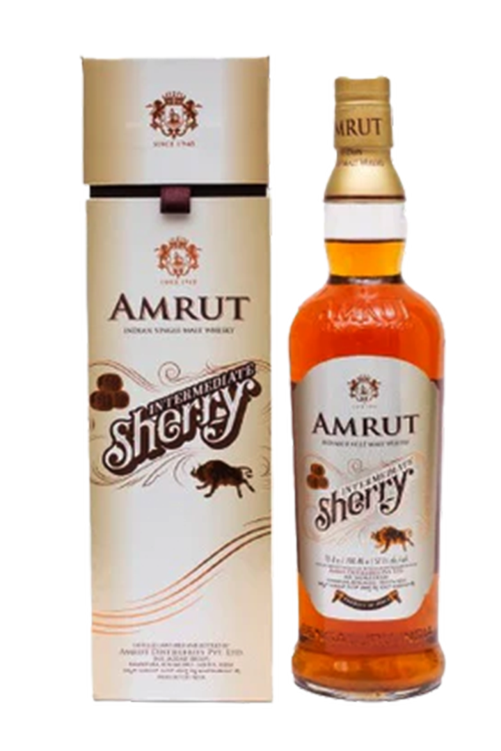 Amrut Intermediate Sherry Indian Single Malt Whisky 70CL