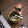 Premium Decorative Dog Ashtray