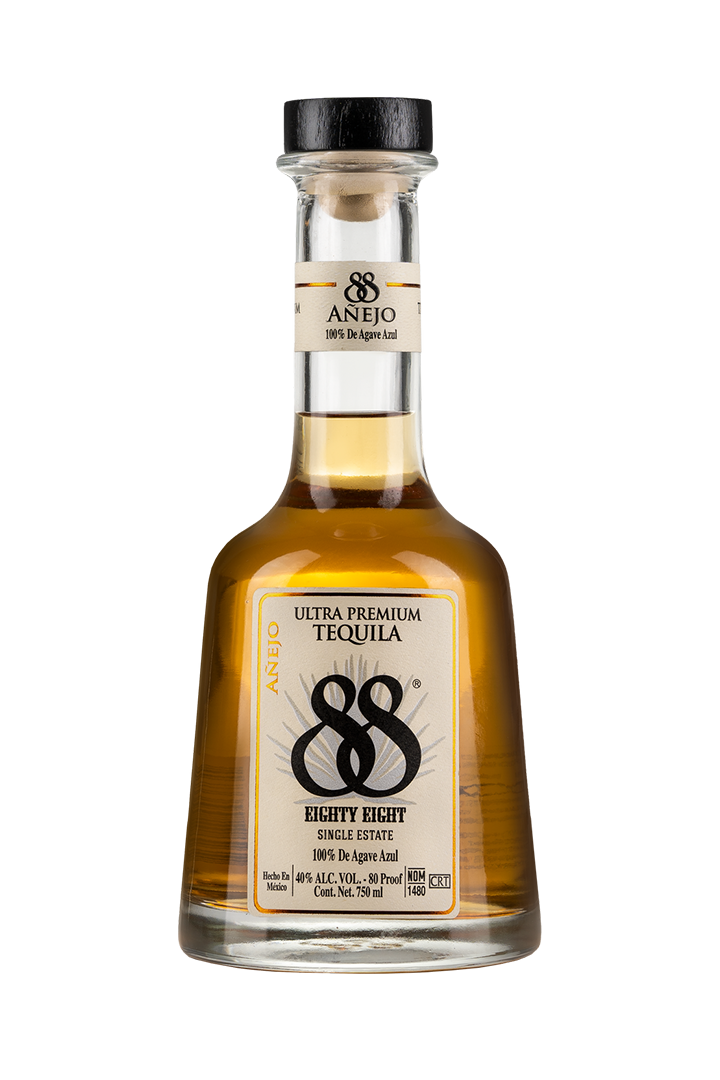 88 Añejo aged Mexican tequila 750ml bottle