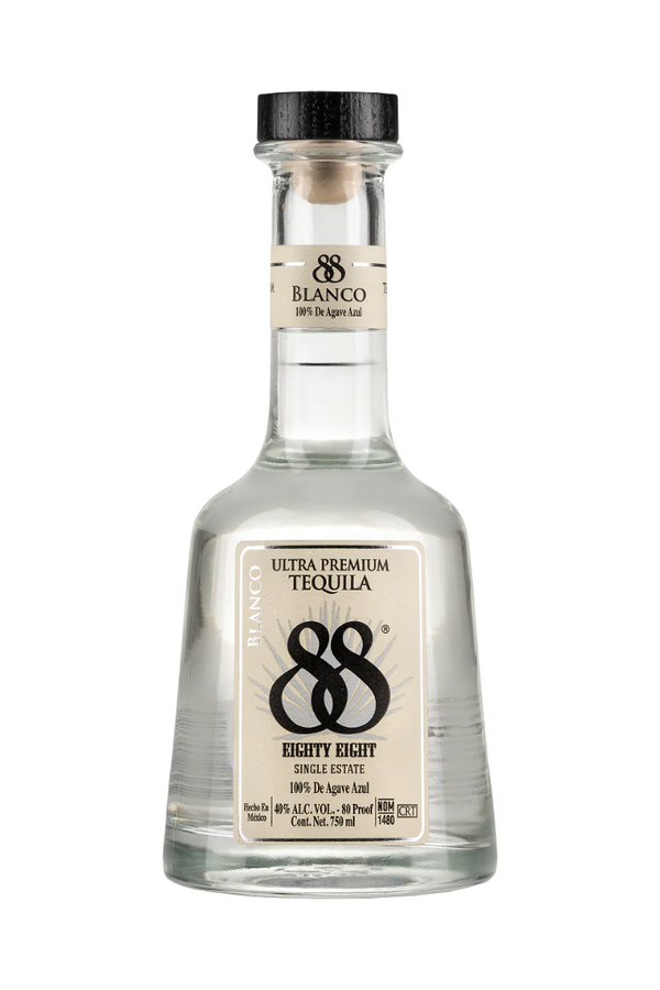 88 Blanco Mexican tequila 750ml bottle