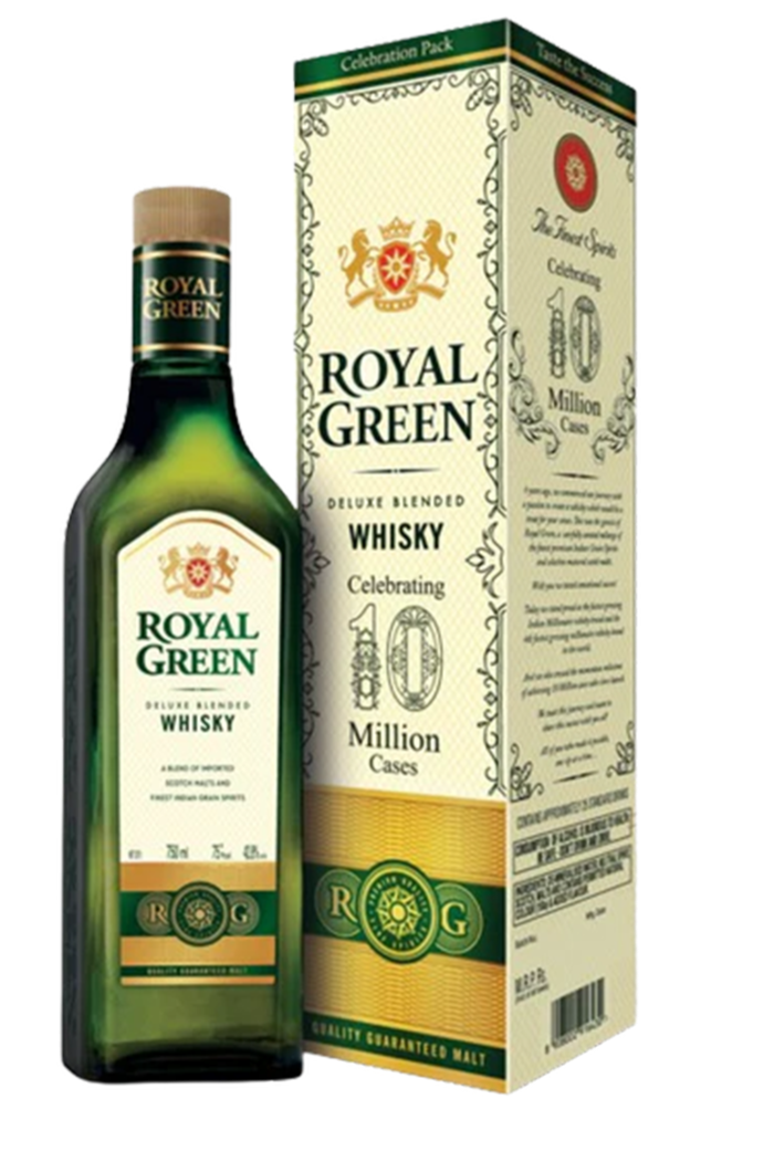 ROYAL GREEN CLASSIC BLENDED WHISKY -75CL