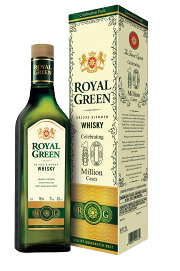 ROYAL GREEN CLASSIC BLENDED WHISKY -75CL
