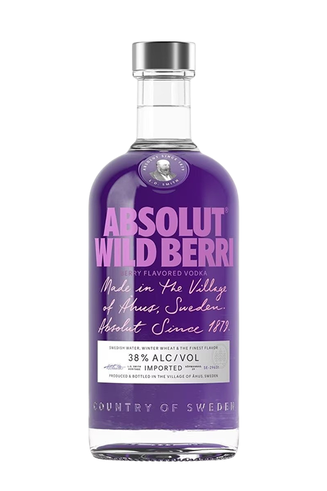 Absolut Wild Berri Vodka 1L