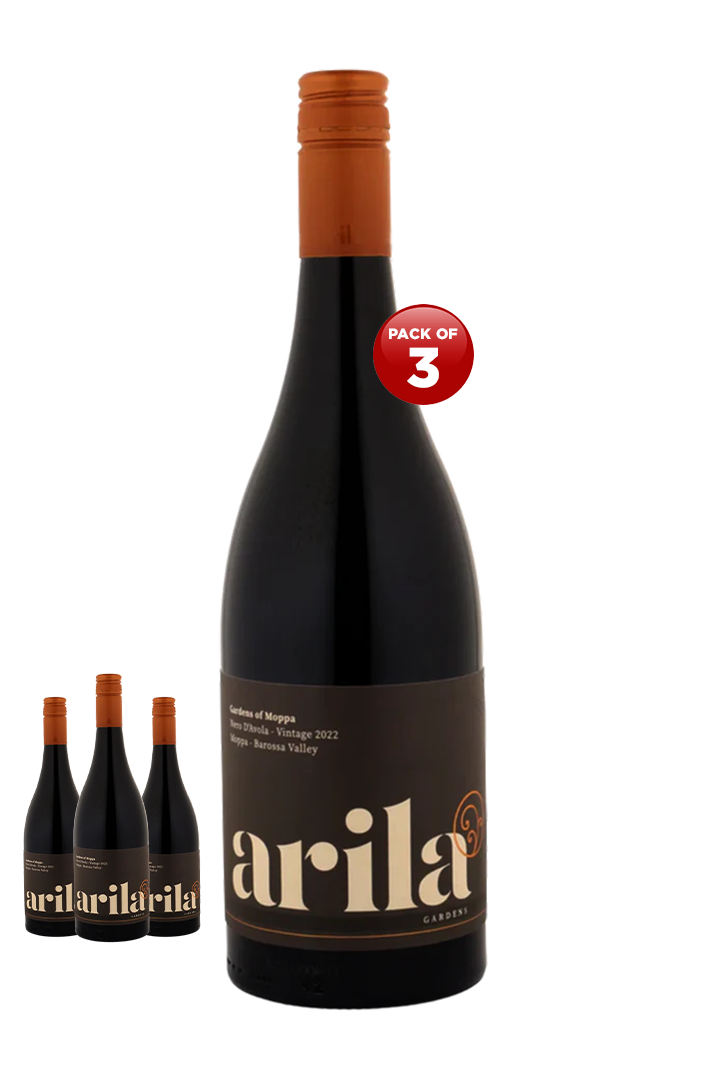 Arila Gardens Gardens Of Moppa Shiraz 2022 75CL Pack of 3
