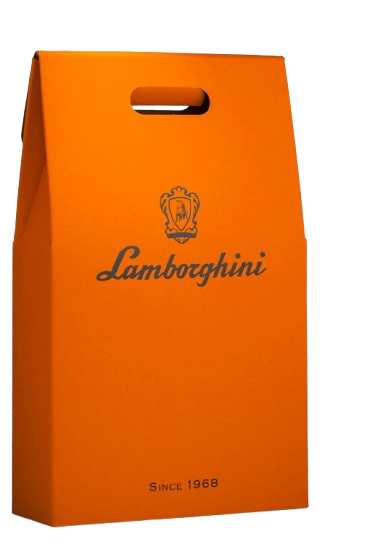 Lamborghini Orange Handle Box for 3 Bottles - Compare prices in UAE