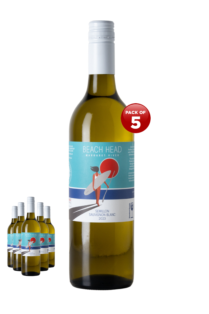 Beach Head Semillon Sauvignon Blanc 2023 75CL Pack of 5