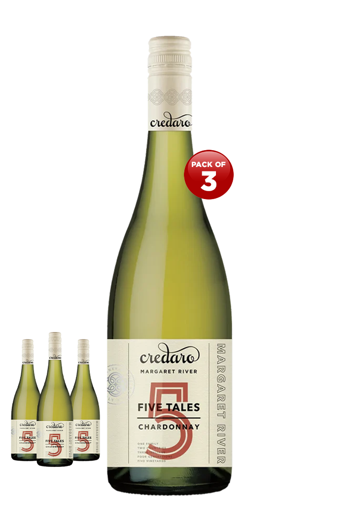 Credaro Five Tales Chardonnay 2022 75CL Pack of 3