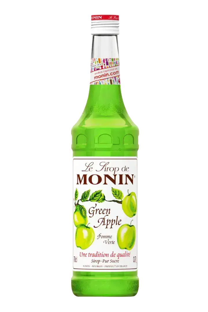 MONIN GREEN APPLE PURE SYRUP 70CL