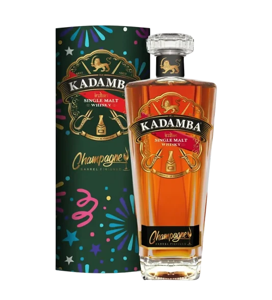Kadamba Champange Barrel Finished S.M. Whisky 75 CL