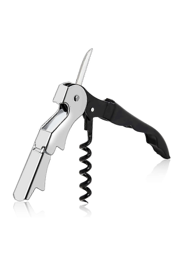 Multifunctional Stainless Steel Bottle Opener for Wine, Beer & Champagne, Portable Bar Opener