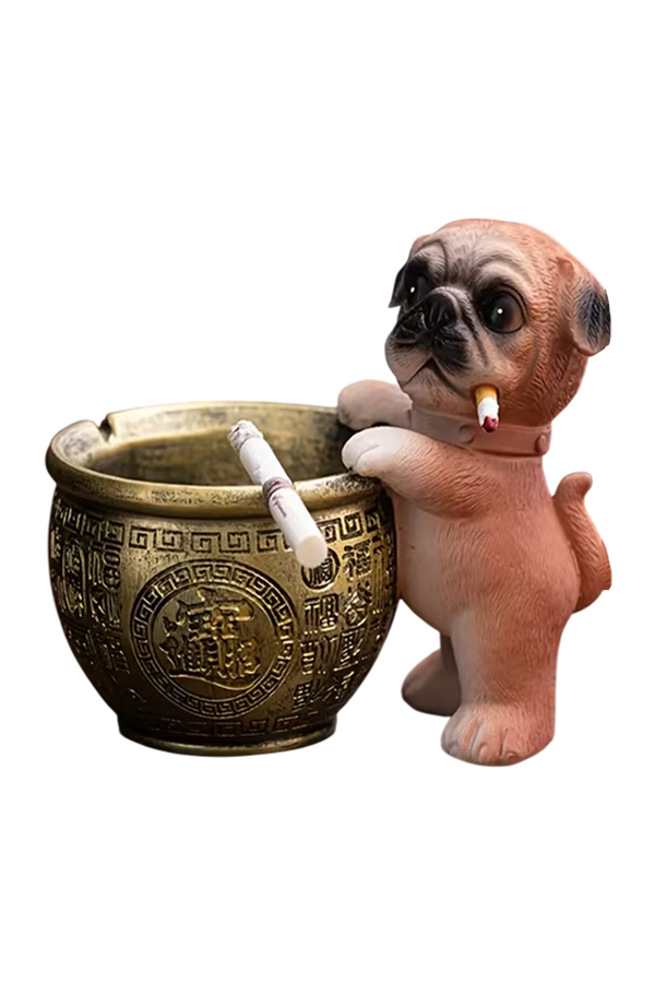 Premium Decorative Dog Ashtray