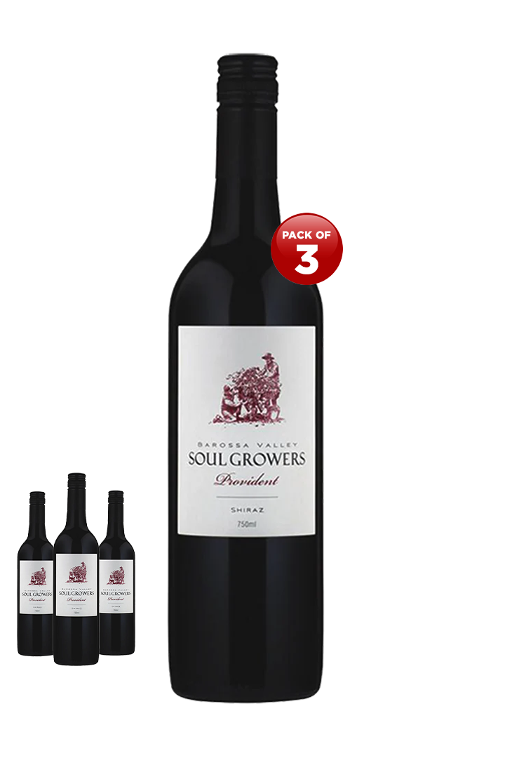 Soul Growers Provident Shiraz 2022 75CL Pack of 3