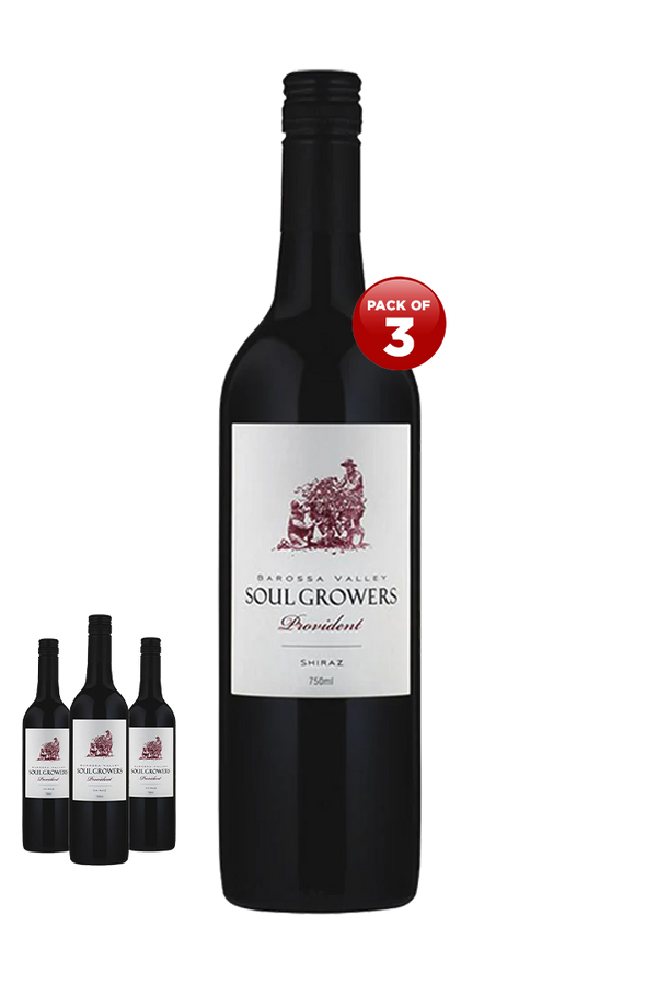 Soul Growers Provident Shiraz 2022 75CL Pack of 3