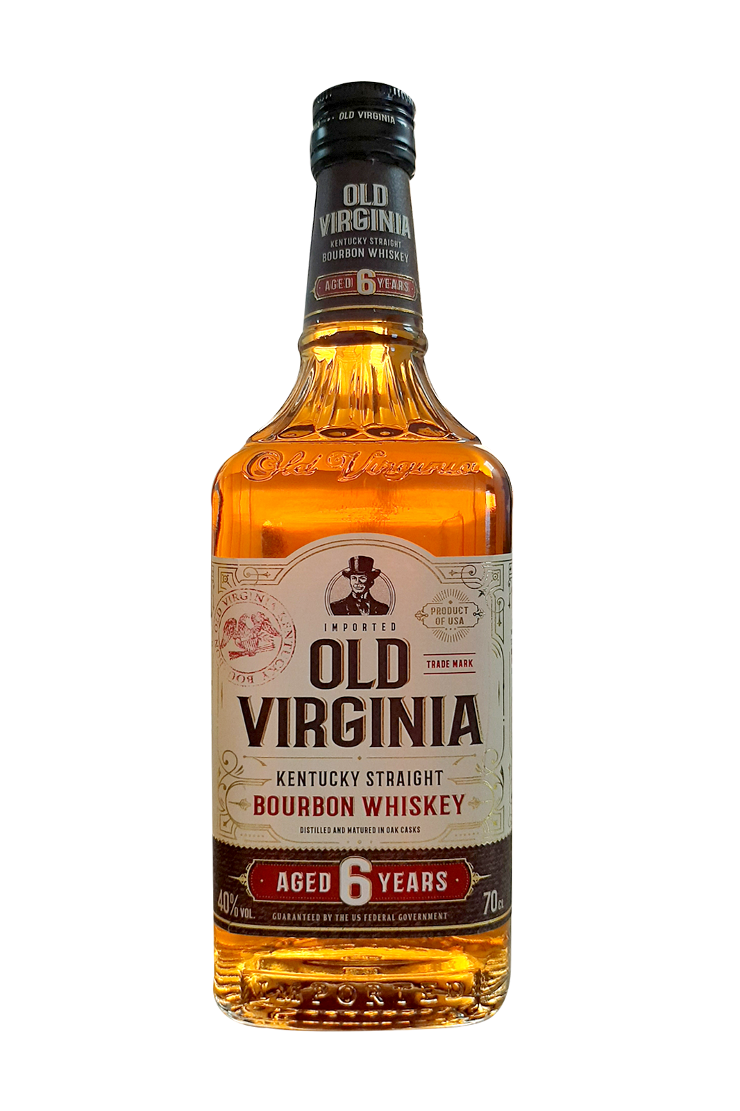 Old Virginia Bourbon Whiskey 40% 70Cl