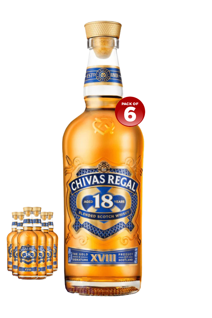 Chivas Regal 18Y 1L (PACK OF 6)
