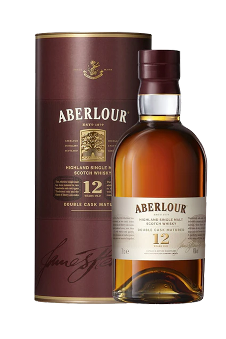 Aberlour 12 year old Double Cask Speyside single malt whisky 1 litre bottle