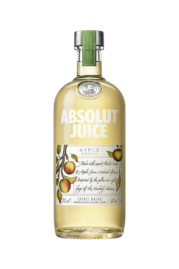 Absolut Juice Apple Swedish vodka 500ml bottle