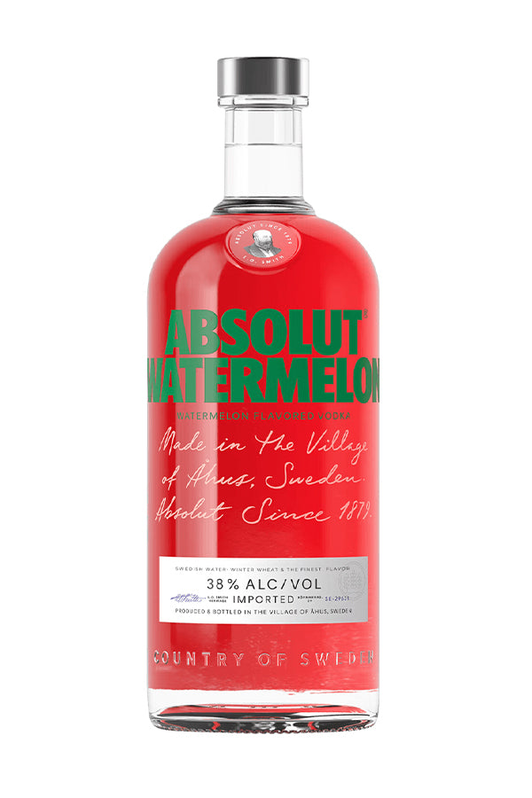 Absolut Watermelon flavoured Swedish vodka 1 litre bottle