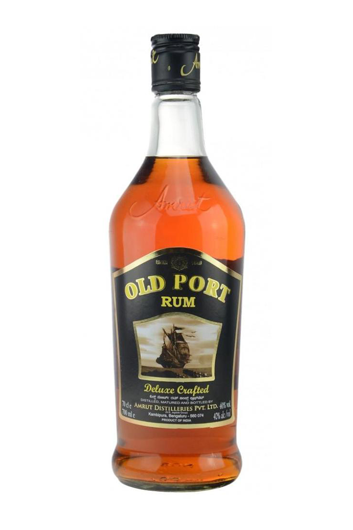 Amrut Old Port Deluxe Indian dark rum 700ml bottle