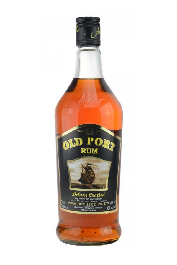 Amrut Old Port Deluxe Indian dark rum 700ml bottle