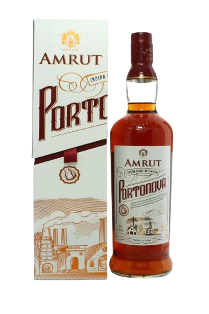 Amrut Portonova port finished Indian single malt whisky 750ml bottle