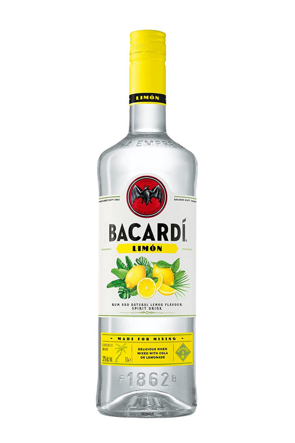 Bacardi Limón citrus flavoured rum 1 litre bottle