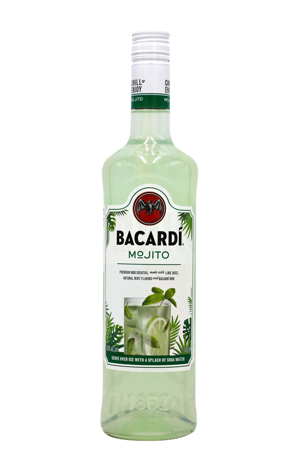 Bacardi Mojito ready-to-serve rum cocktail 700ml bottle