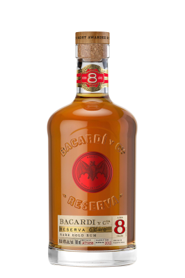 Bacardi Reserva Ocho 8 year old rum 1 litre bottle