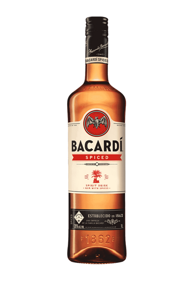 Bacardi Spiced rum 1 litre bottle