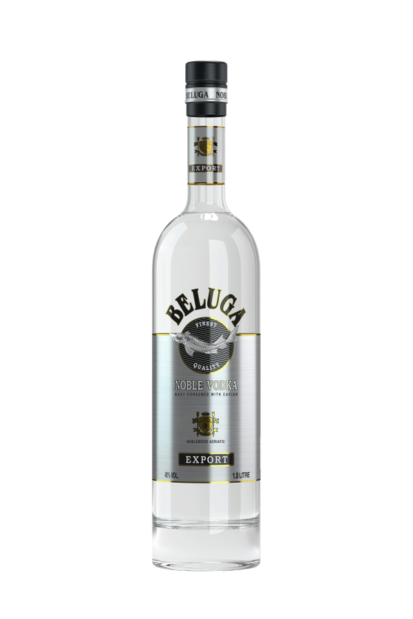 Beluga Noble Siberian premium vodka 1 litre bottle