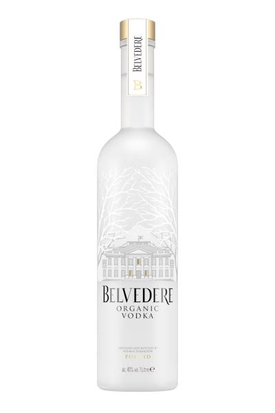 Belvedere Organic Polish rye vodka 1 litre bottle