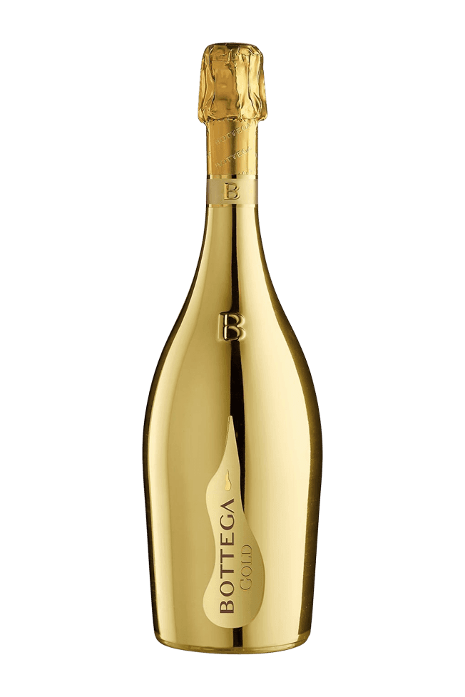 Bottega Gold Cru Prosecco DOC Italian Prosecco sparkling wine 750ml glass bottle