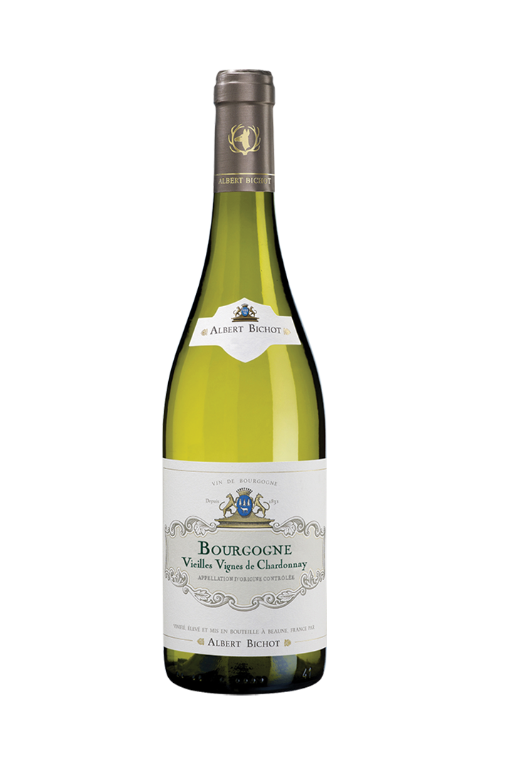 Bourgogne Chardonnay Vieilles Vignes 2020 French Chardonnay white wine 750ml glass bottle