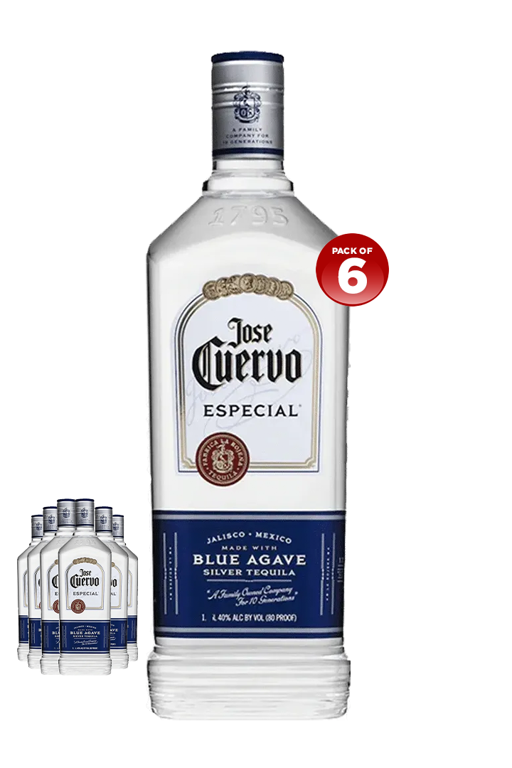 Jose Cuervo Silver Tequila 1L (PACK OF 6)