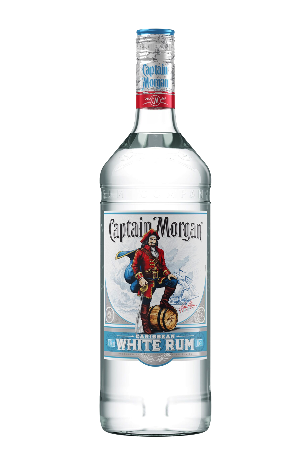 Captain Morgan white rum 700ml bottle