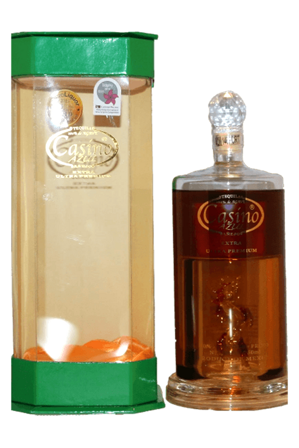 Casino Azul Extra Añejo Mexican tequila 750ml bottle