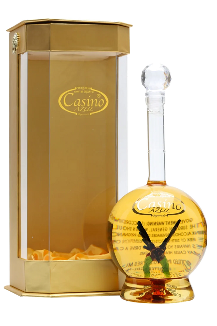 Casino Azul Reposado Mexican tequila 700ml bottle