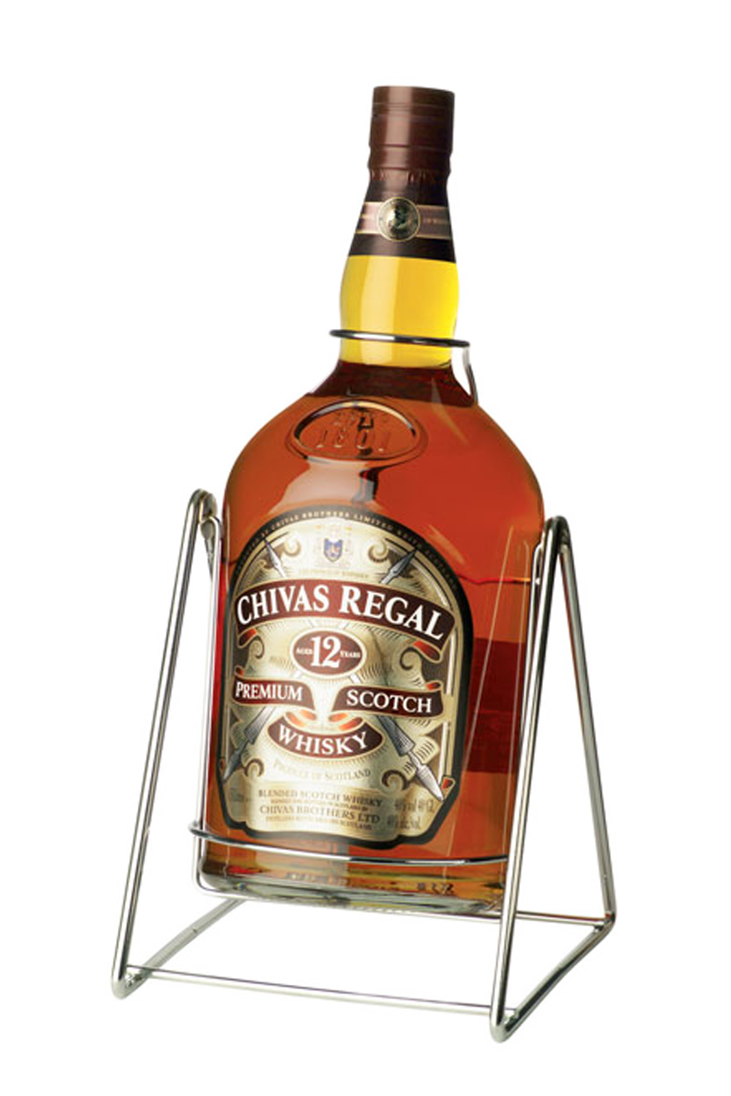 Chivas Regal 12 year old blended Scotch whisky 4.5 litre large bottle